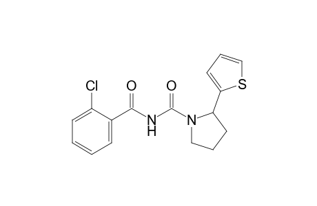 N-(o-chlorobenzoyl)-2-(2-thienyl)-1-pyrrolidinecarboxamide
