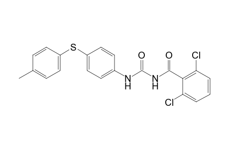 Benzamide, 2,6-dichloro-N-[[[4-[(4-methylphenyl)thio]phenyl]amino]carbonyl]-