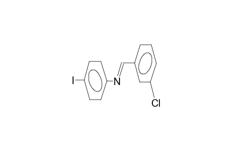 N-(3-chlorobenzylidene)-4-iodoaniline