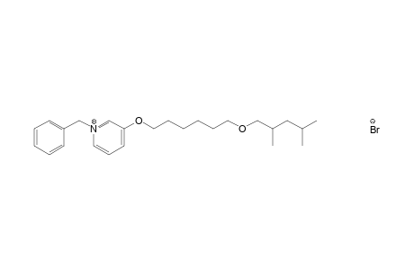 Pyridinium, 3-[[6-[(2,4-dimethylpentyl)oxy]hexyl]oxy]-1-(phenylmethyl)-, bromide