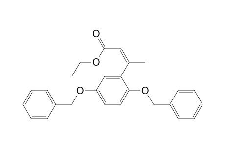 2-Butenoic acid, 3-[2,5-bis(phenylmethoxy)phenyl]-, ethyl ester, (Z)-