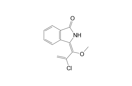 (Z)-3-(2-Chloro-1-methoxyprop-2-enylidene)-2,3-dihydro-1H-isoindole-1-one