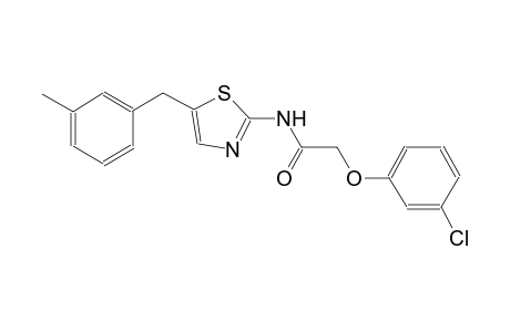 acetamide, 2-(3-chlorophenoxy)-N-[5-[(3-methylphenyl)methyl]-2-thiazolyl]-