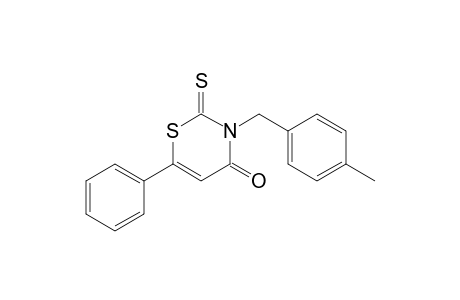 3-(4-Methylbenzyl)-6-phenyl-2-thioxo-1,3-thiazin-4-one