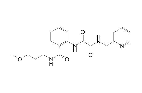 ethanediamide, N~1~-[2-[[(3-methoxypropyl)amino]carbonyl]phenyl]-N~2~-(2-pyridinylmethyl)-