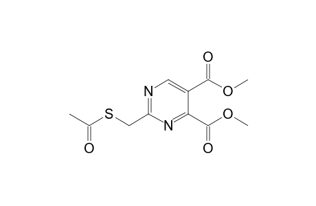 2-[(acetylthio)methyl]pyrimidine-4,5-dicarboxylic acid dimethyl ester