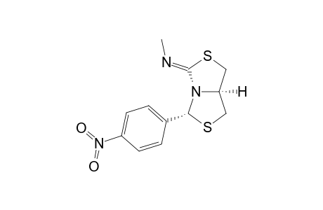 Methanamine, N-[dihydro-5-(4-nitrophenyl)-1H,3H,5H-thiazolo[3,4-c]thiazol-3-ylidene]-, (3Z,4.alpha.,5.alpha.,7a.alpha.)-