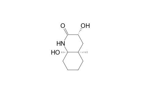 [3R-(3.beta.,4a.alpha.,8a.alpha.)]-3,8a-Dihydroxy-4a-methyl-octahydro-2(1H)quinolinone