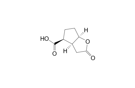 2H-Cyclopenta[b]furan-4-carboxylic acid, hexahydro-2-oxo-, (3a.alpha.,4.beta.,6a.alpha.)-(.+-.)-