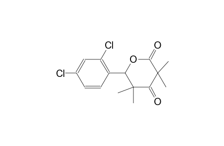 2H-Pyran-2,4(3H)-dione, 6-(2,4-dichlorophenyl)-3,3,5,5-tetramethyl-