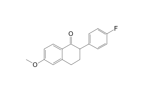 2-(4-FLUOROPHENYL)-6-METHOXY-3,4-DIHYDRONAPHTHALEN-1(2H)-ONE