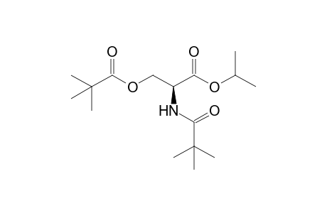 [(2S)-2-(2,2-dimethylpropanoylamino)-3-isopropoxy-3-oxo-propyl] 2,2-dimethylpropanoate