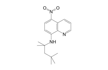Quinoline, 8-(1,1,3,3-tetramethylbutylamino)-5-nitro-