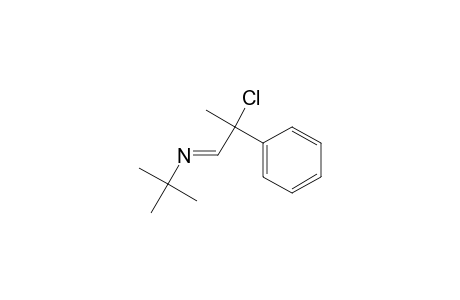 2-Propanamine, N-(2-chloro-2-phenylpropylidene)-2-methyl-, (E)-