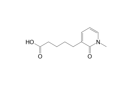 3-Pyridinepentanoic acid, 1,2-dihydro-1-methyl-2-oxo-