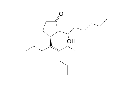 trans-(E)-3-(5-Ethyl-4-octen-4-yl)-2-(1-hydroxyhexyl)cyclopentanone
