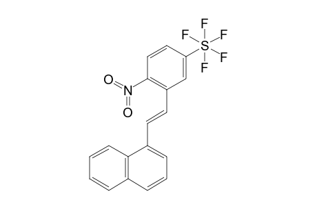 (E)-1-(2-Nitro-5-(pentafluorosulfanyl)styryl)naphthalene