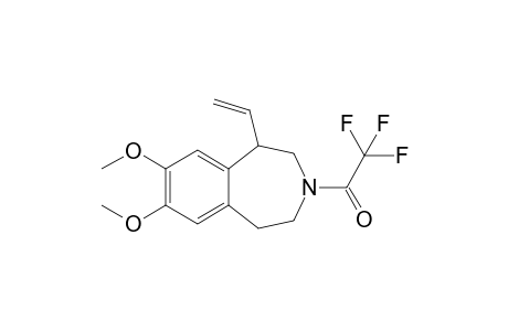N-Trifluoroacetyl-7,8-dimethoxy-1-vinyl-2,3,4,5-tetrahydro-1H-3-benzazepine