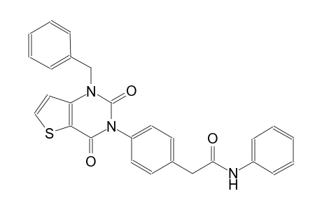 benzeneacetamide, 4-(1,4-dihydro-2,4-dioxo-1-(phenylmethyl)thieno[3,2-d]pyrimidin-3(2H)-yl)-N-phenyl-