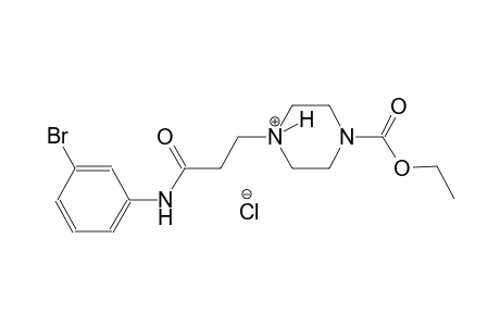 piperazinium, 1-[3-[(3-bromophenyl)amino]-3-oxopropyl]-4-(ethoxycarbonyl)-, chloride