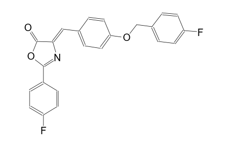 (4Z)-4-{4-[(4-fluorobenzyl)oxy]benzylidene}-2-(4-fluorophenyl)-1,3-oxazol-5(4H)-one