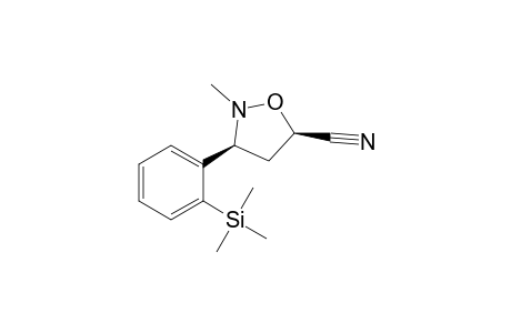 (3S*,5R*)-5-Cyano-2-methyl-3-(2-trimethylsilylphenyl)isoxazolidine