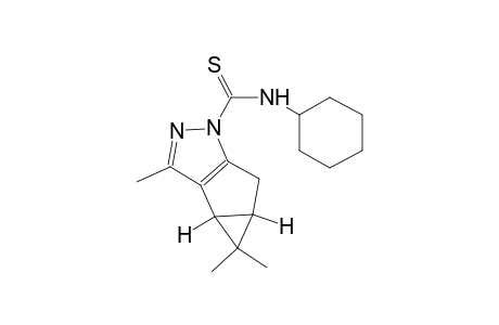 (3bS,4aR)-N-cyclohexyl-3,4,4-trimethyl-3b,4,4a,5-tetrahydro-1H-cyclopropa[3,4]cyclopenta[1,2-c]pyrazole-1-carbothioamide