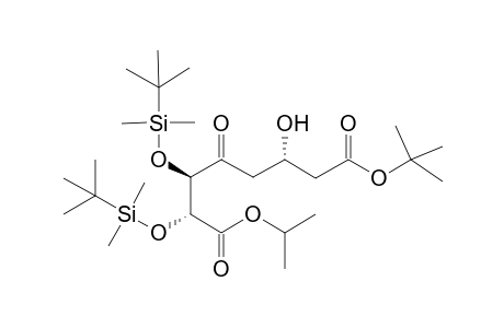 Isopropyl (2S,3S,6R)-7-(t-butylcarbonyl)-2,3-bis[t-butyldimethylsilyloxy]-6-hydroxy-4-oxoheptanoate