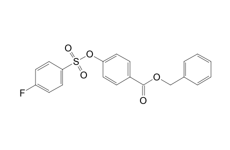 Benzoic acid, 4-(4-fluorobenzenesulfonyloxy)-, benzyl ester