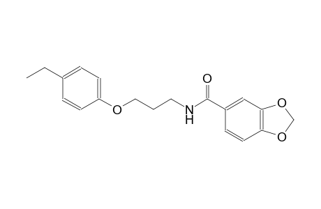 N-[3-(4-ethylphenoxy)propyl]-1,3-benzodioxole-5-carboxamide