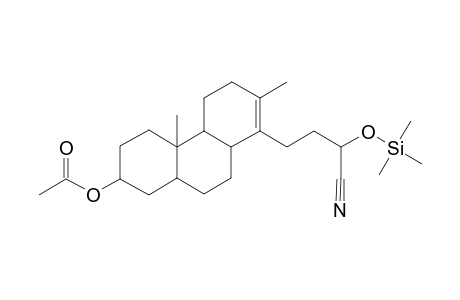 2-Phenanthrenol, 1,2,3,4,4a,4b,5,6,8a,9,10,10a-dodecahydro-4a,7-dimethyl-8-[3-cyano-3-(trimethylsilyloxy)propyl]-, acetate