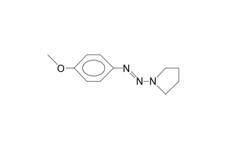 N-(4-Methoxy-phenylazo)-pyrrolidine