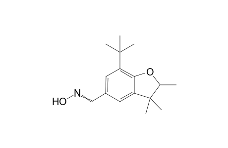 7-tert-Butyl-2,3,3-trimethyl-2H-benzofuran-5-carbaldehyde oxime