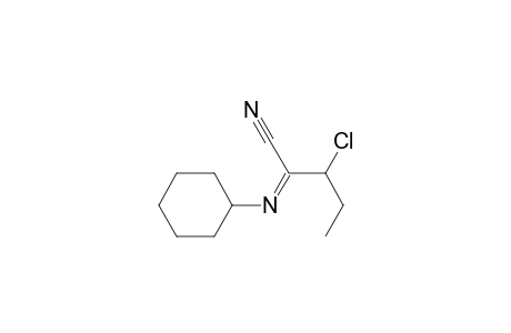 Pentanenitrile, 3-chloro-2-(cyclohexylimino)-