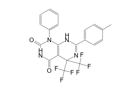 7-(4-methylphenyl)-1-phenyl-5,5-bis(trifluoromethyl)-5,8-dihydropyrimido[4,5-d]pyrimidine-2,4(1H,3H)-dione