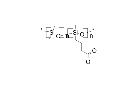 Poly(dimethylsiloxane)-b-poly(methyl-omega-carboxypropylsiloxane)