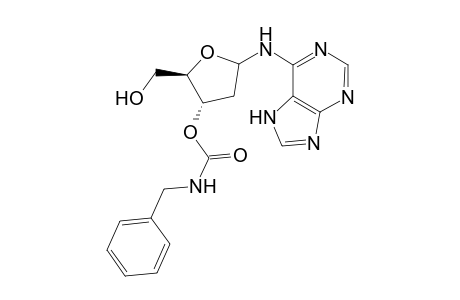3-(N-Benzylcarbamoyl)-1-(2-deoxy-.beta.,D-ribofuranosyl)adenine