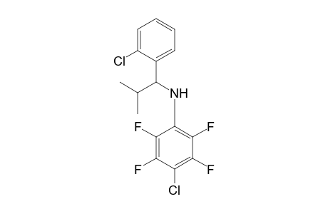 N-[1-(2-Chlorophenyl)-2-methylpropyl]-N-[(4-chloro)tetrafluorophenyl]amine