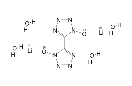 DILITHIUM-5,5'-BIS-(TETRAZOLE-1-OXIDE)-TETRAHYDRATE