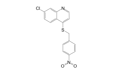 Quinoline, 7-chloro-4-[[(4-nitrophenyl)methyl]thio]-