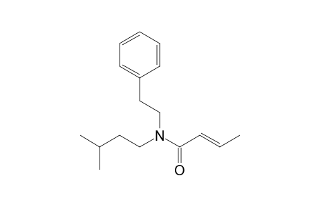 Crotonamide, N-(2-phenylethyl)-N-isopentyl-