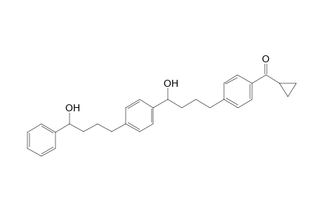 Methanone, cyclopropyl[4-(4-hydroxy-4-[4-(4-hydroxy-4-phenylpbutyl)phenyl]butyl]phenyl]-