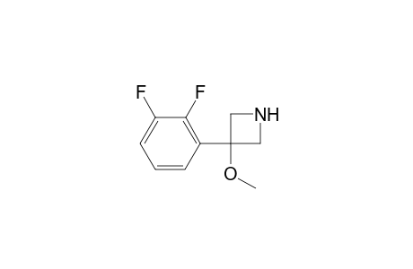 3-(2,3-difluorophenyl)-3-methoxyazetidine