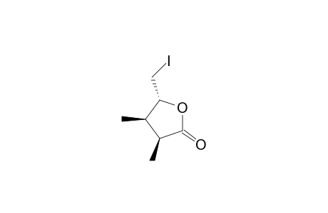 (2S,3R,4R)-4-(Iodomethyl)-2,3-dimethyl-.gamma.-butyrolactone