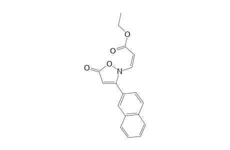 Ethyl (E)-3-{3-(2-naphthyl)-5-oxo-2,5-dihydroisoxazol-2-yl}propenoate