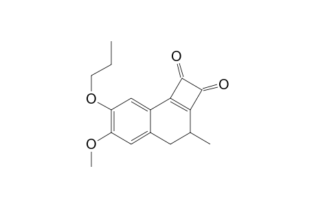 6-Methoxy-3-methyl-7-n-propoxy-3,4-dihydrocyclobuta[a]naphthalen-1,2-dione