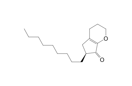 (S)-6-Nonyl-3,4,5,6-tetrahydrocyclopenta[b]pyran-7(2H)-one