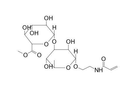 2-ACRYLAMIDOETHYL 3-O-[METHYL-(BETA-D-GLUCOPYRANOSYL)URONATE]-ALPHA-L-RHAMNOPYRANOSIDE