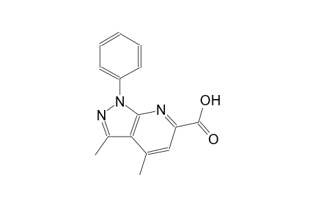 1H-pyrazolo[3,4-b]pyridine-6-carboxylic acid, 3,4-dimethyl-1-phenyl-