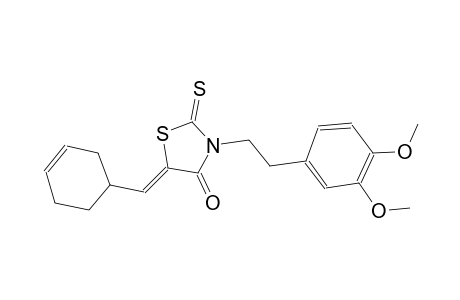 4-thiazolidinone, 5-(3-cyclohexen-1-ylmethylene)-3-[2-(3,4-dimethoxyphenyl)ethyl]-2-thioxo-, (5Z)-